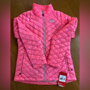 NWT North Face sugary pink thermoball full zip jacket
